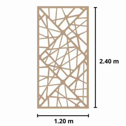 Telaraña Rombo Madera
