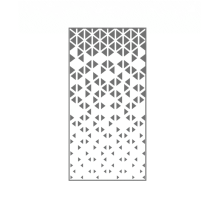 Celosía Rombo Difuminado Metálico